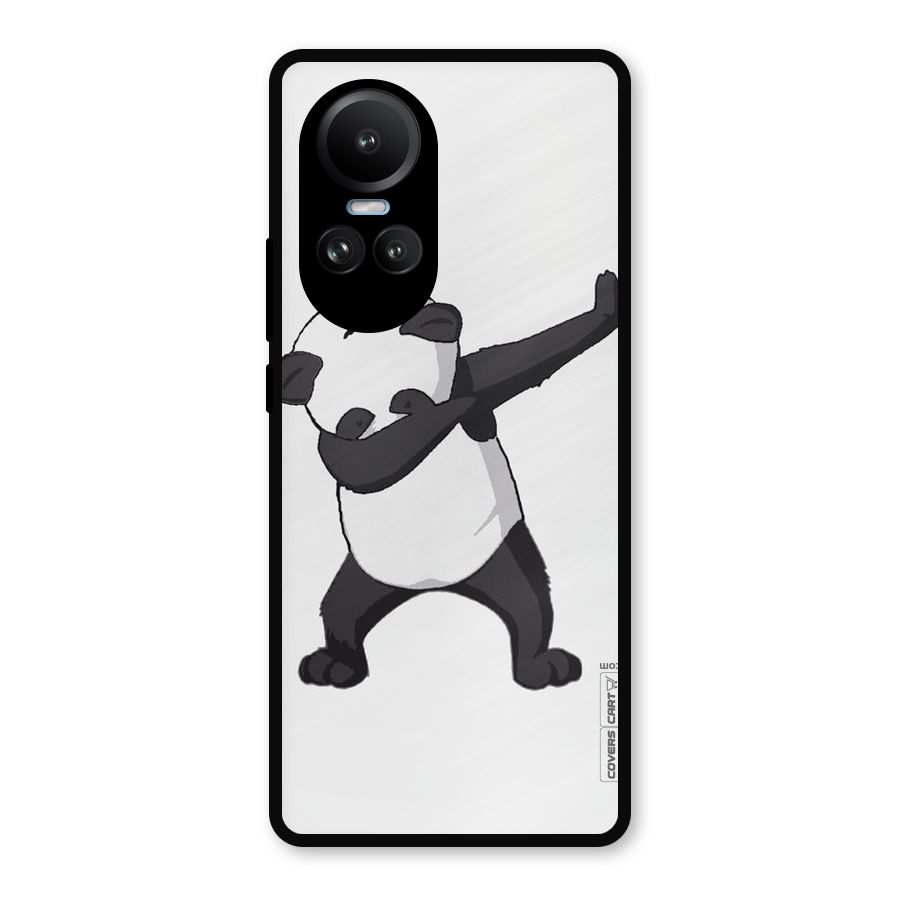 Dab Panda Shoot Metal Back Case for Oppo Reno10