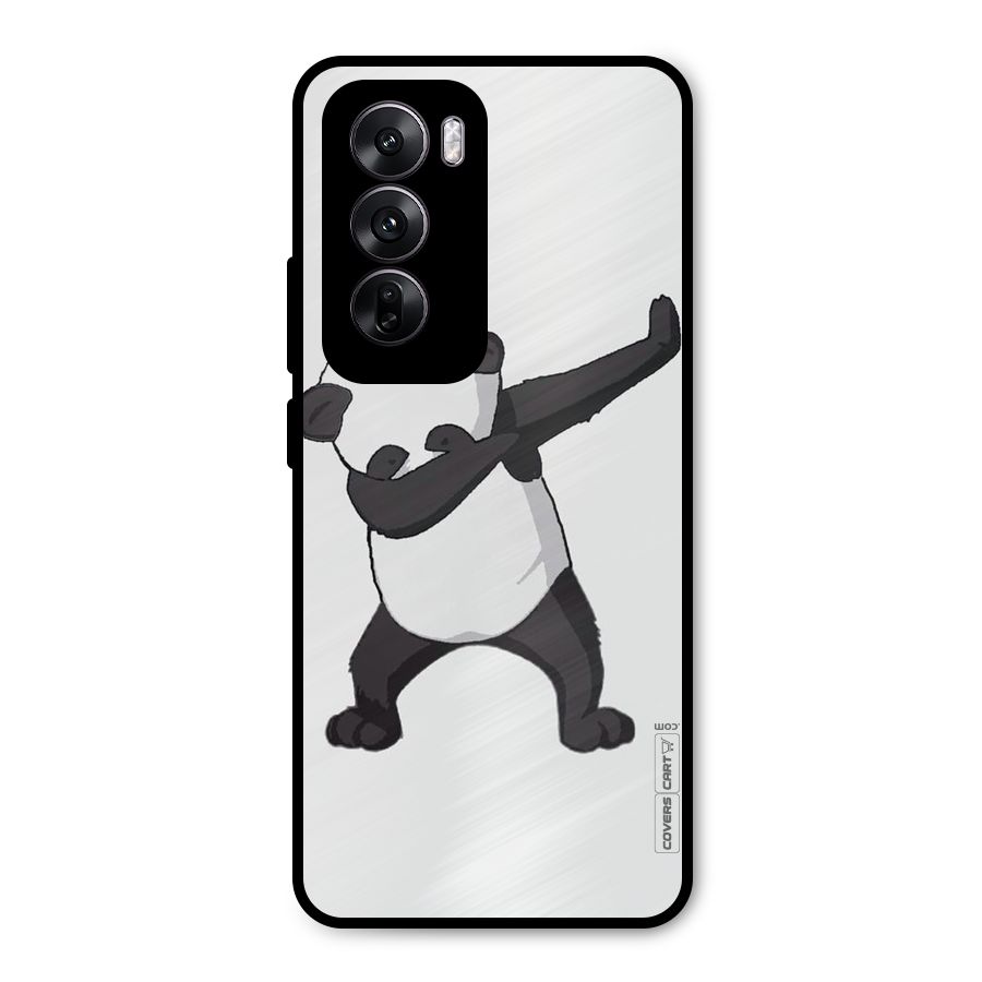 Dab Panda Shoot Metal Back Case for Oppo Reno12