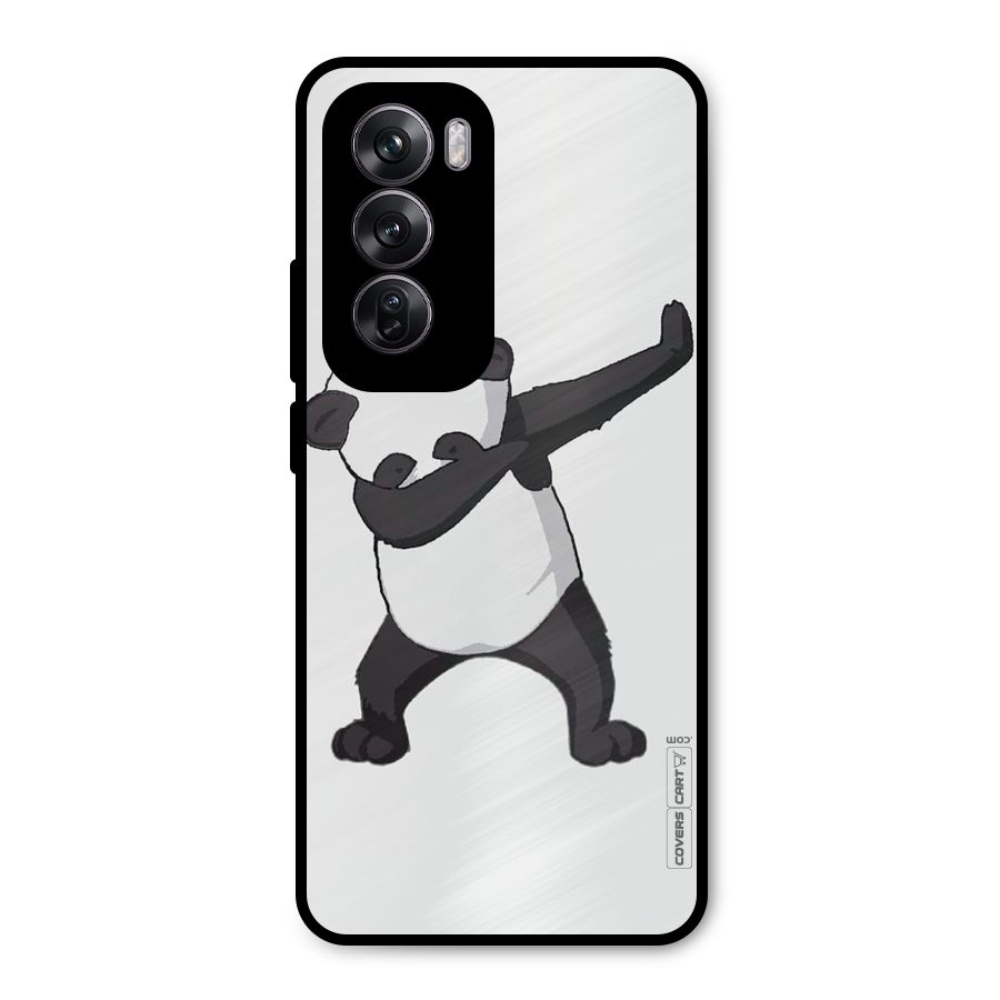 Dab Panda Shoot Metal Back Case for Oppo Reno12 Pro