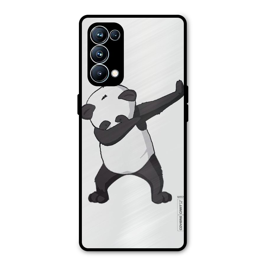 Dab Panda Shoot Metal Back Case for Oppo Reno5 Pro 5G