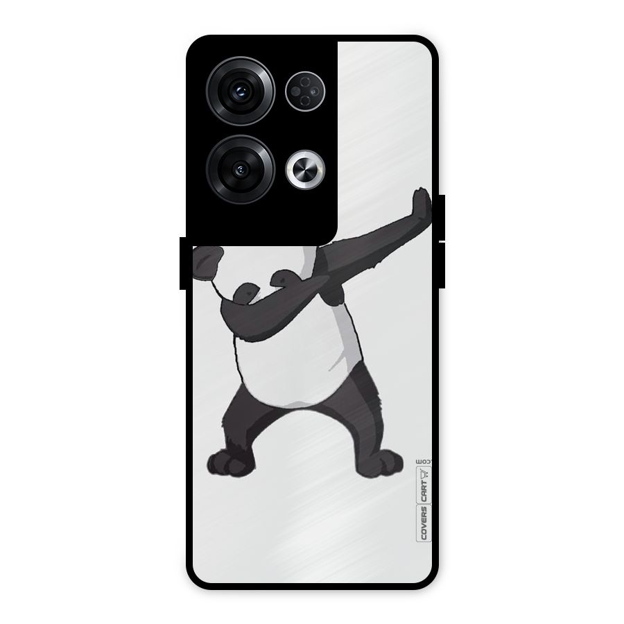 Dab Panda Shoot Metal Back Case for Oppo Reno8 Pro 5G