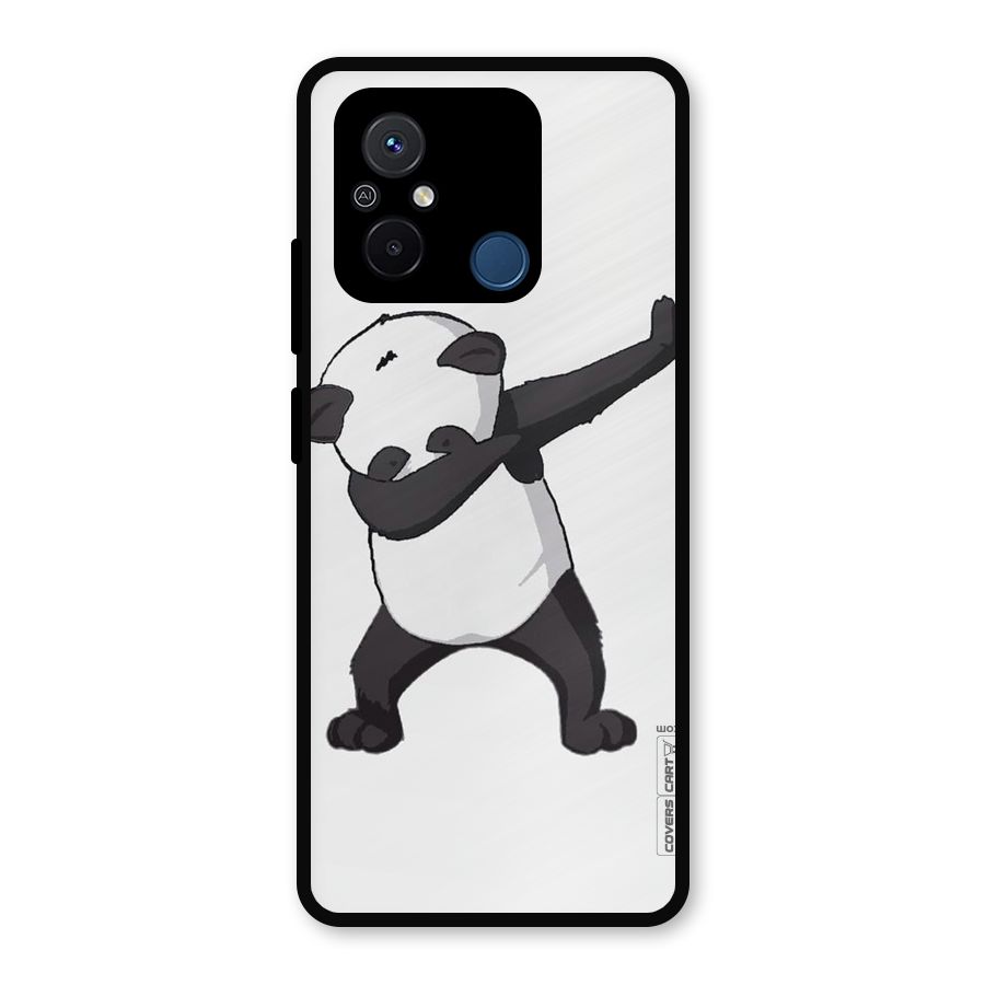 Dab Panda Shoot Metal Back Case for Poco C55