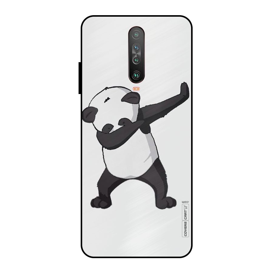 Dab Panda Shoot Metal Back Case for Poco X2
