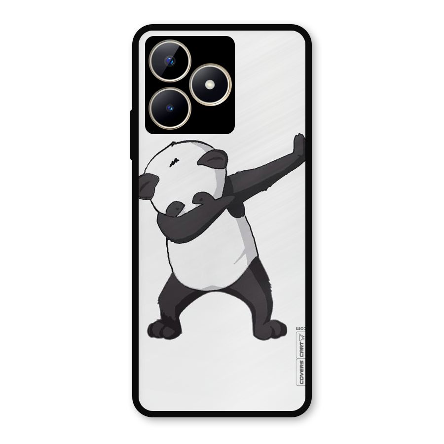 Dab Panda Shoot Metal Back Case for Realme C53