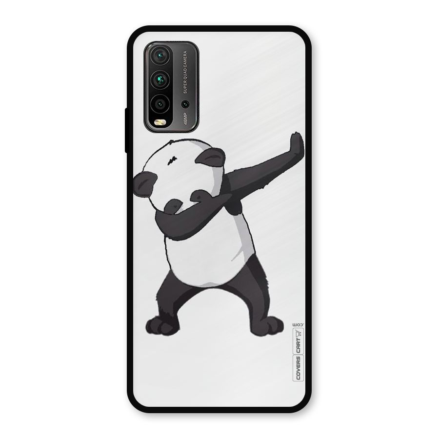 Dab Panda Shoot Metal Back Case for Redmi 9 Power