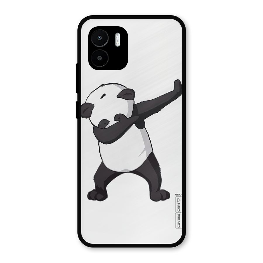 Dab Panda Shoot Metal Back Case for Redmi A2