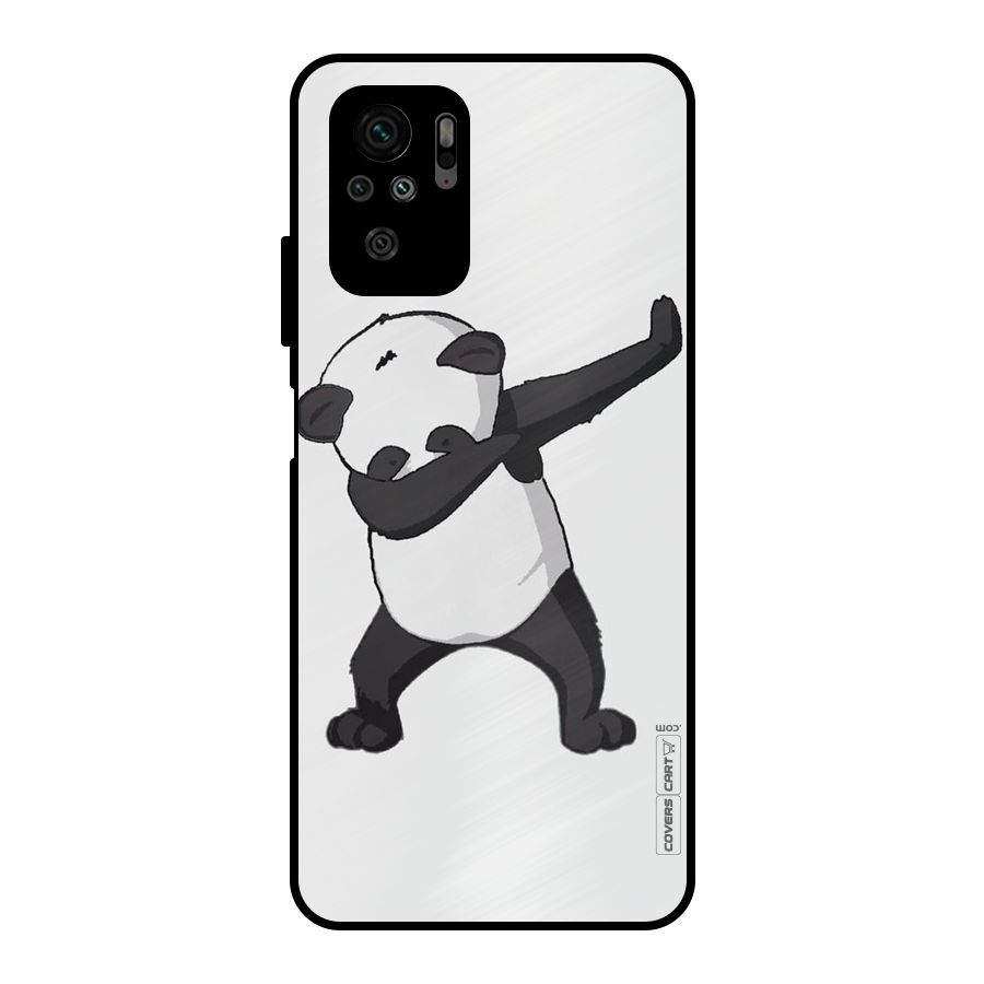 Dab Panda Shoot Metal Back Case for Redmi Note 10S