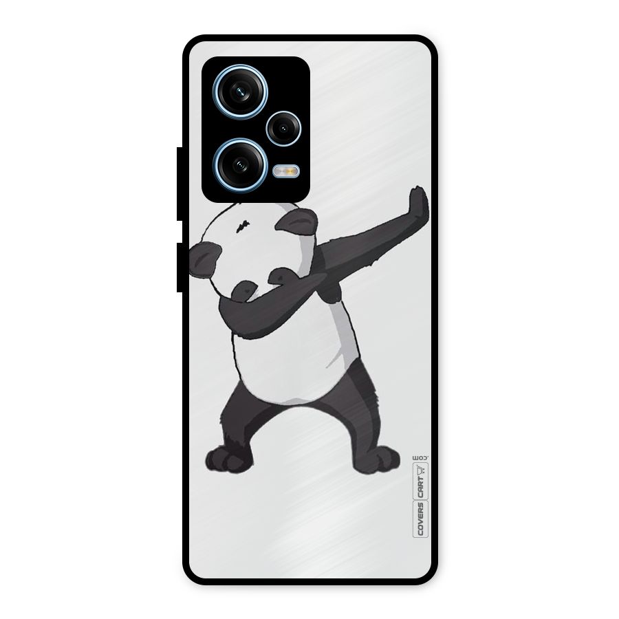 Dab Panda Shoot Metal Back Case for Redmi Note 12 Pro