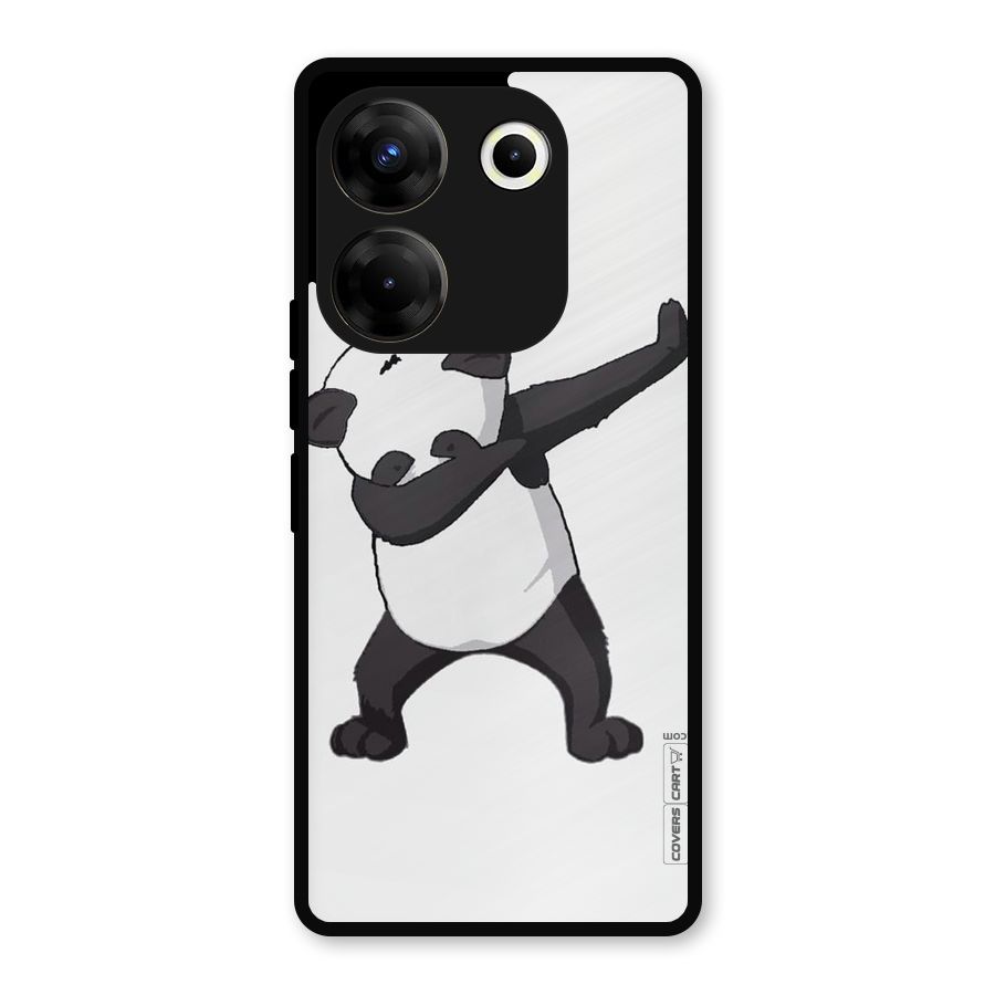 Dab Panda Shoot Metal Back Case for Tecno Camon 20 Pro