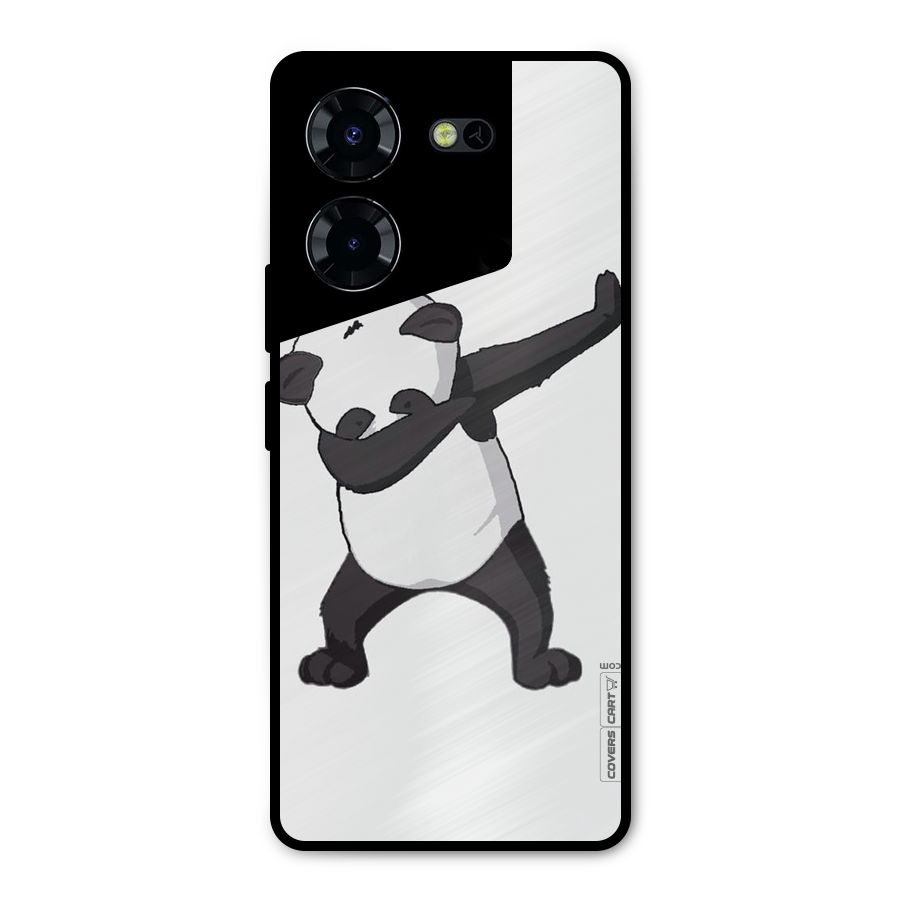 Dab Panda Shoot Metal Back Case for Tecno Pova 5 Pro 5G