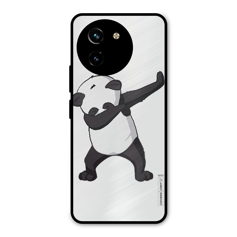 Dab Panda Shoot Metal Back Case for Vivo T3x