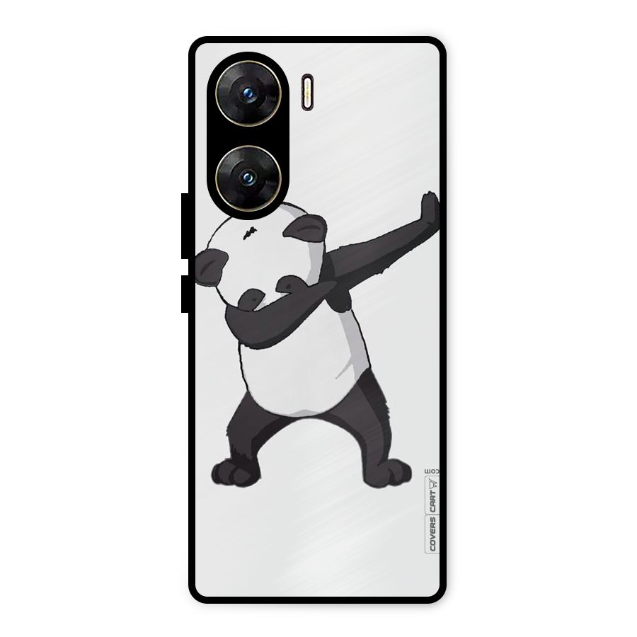 Dab Panda Shoot Metal Back Case for Vivo V29e