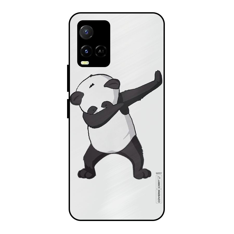 Dab Panda Shoot Metal Back Case for Vivo Y21A