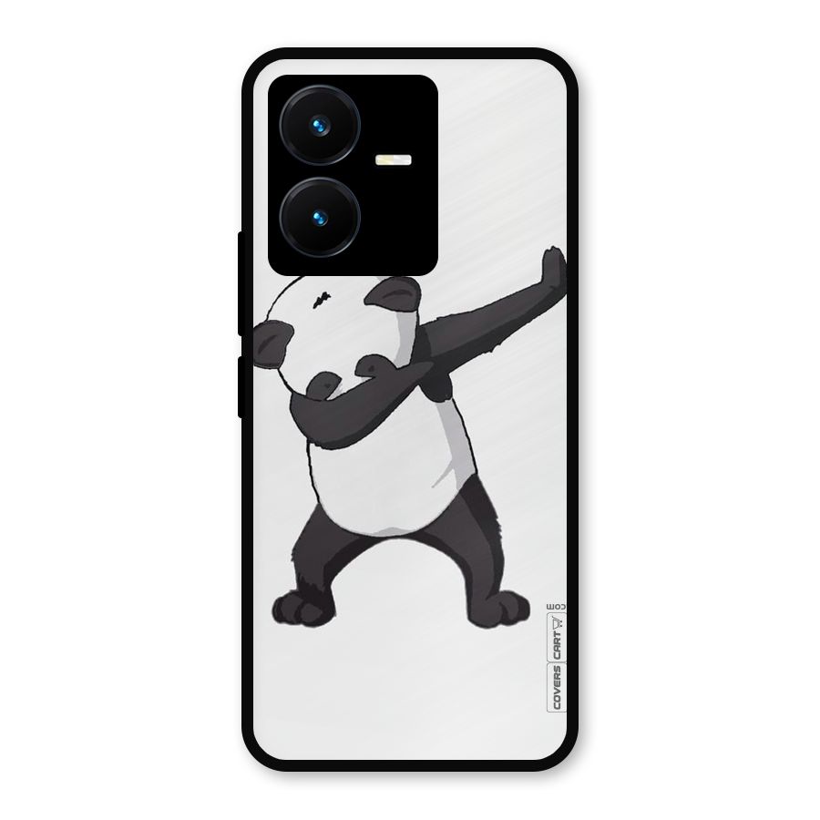 Dab Panda Shoot Metal Back Case for Vivo Y22