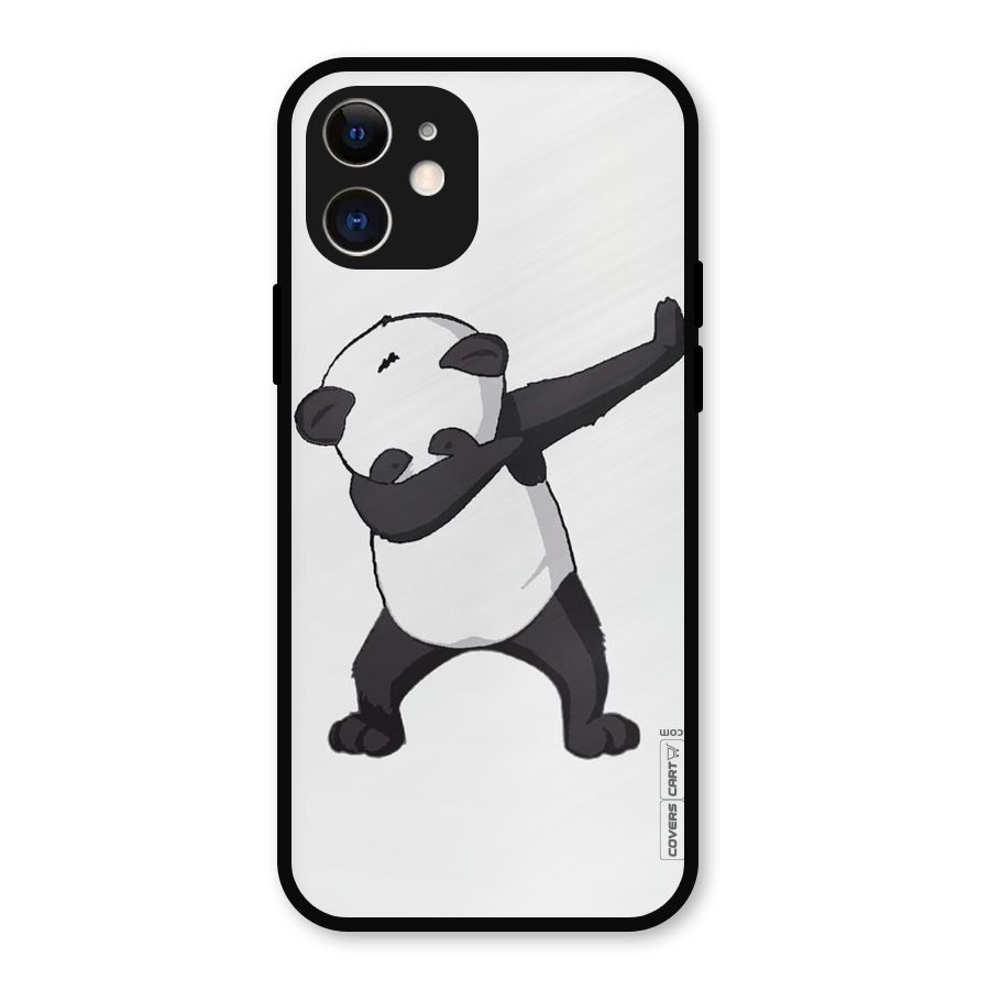 Dab Panda Shoot Metal Back Case for iPhone 12
