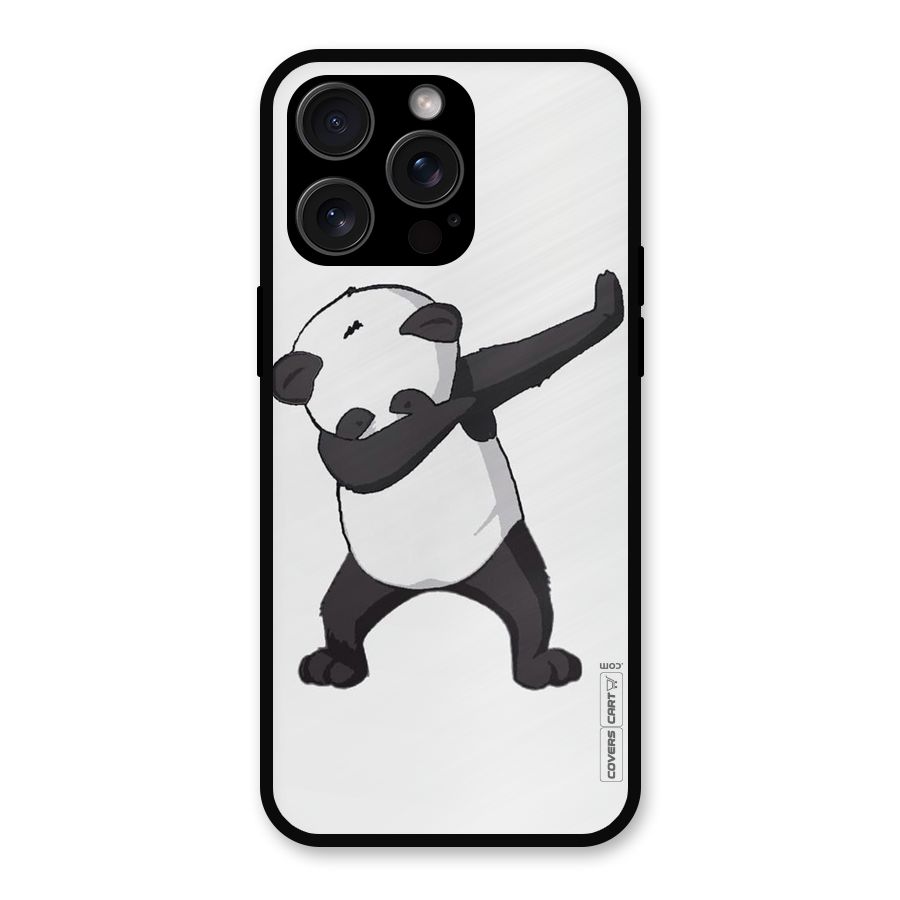 Dab Panda Shoot Metal Back Case for iPhone 15 Pro Max