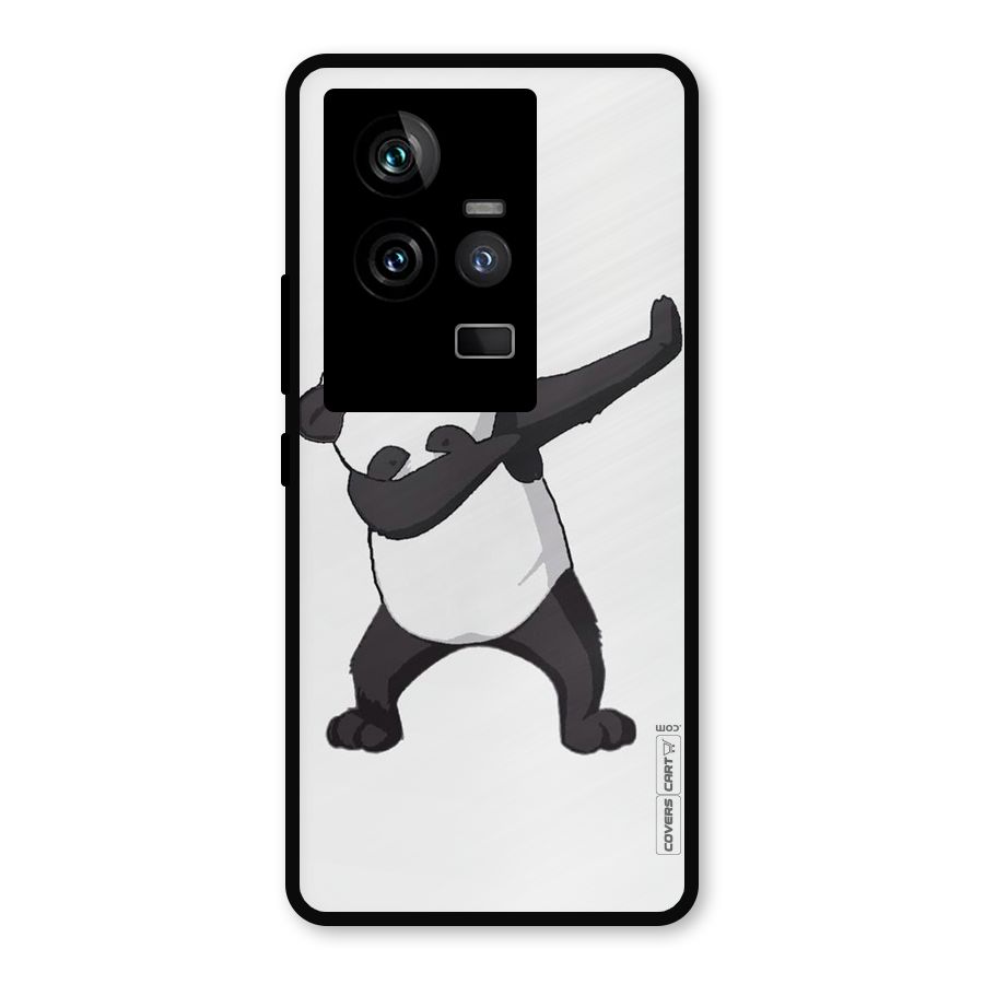 Dab Panda Shoot Metal Back Case for iQOO 11 5G