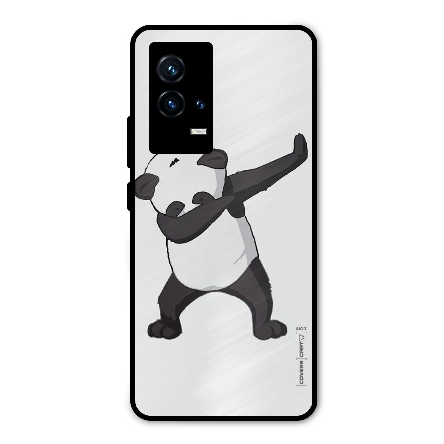 Dab Panda Shoot Metal Back Case for iQOO 9 5G