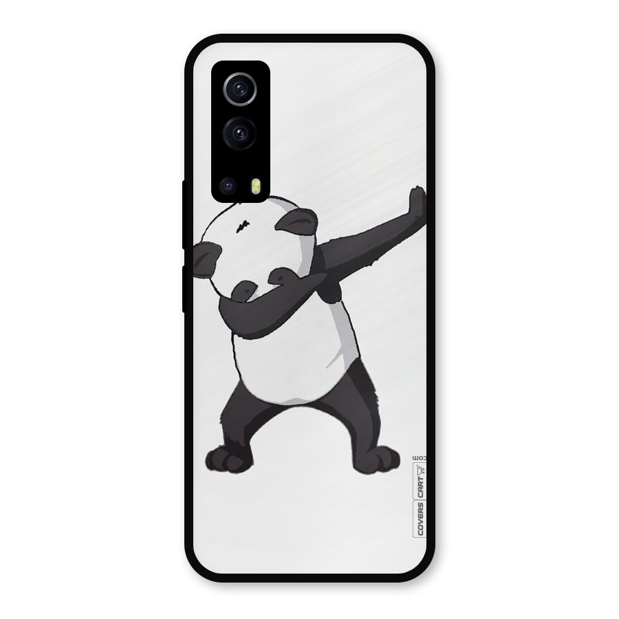 Dab Panda Shoot Metal Back Case for iQOO Z3