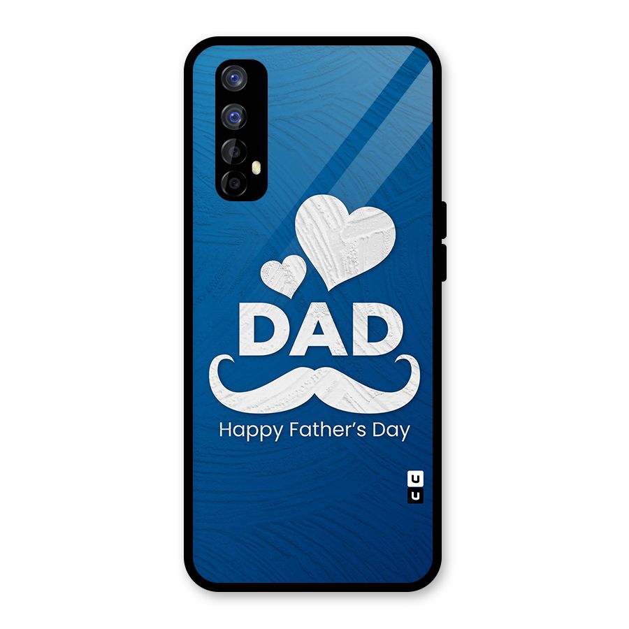 Dad Happy Fathers Day Glass Back Case for Realme 7
