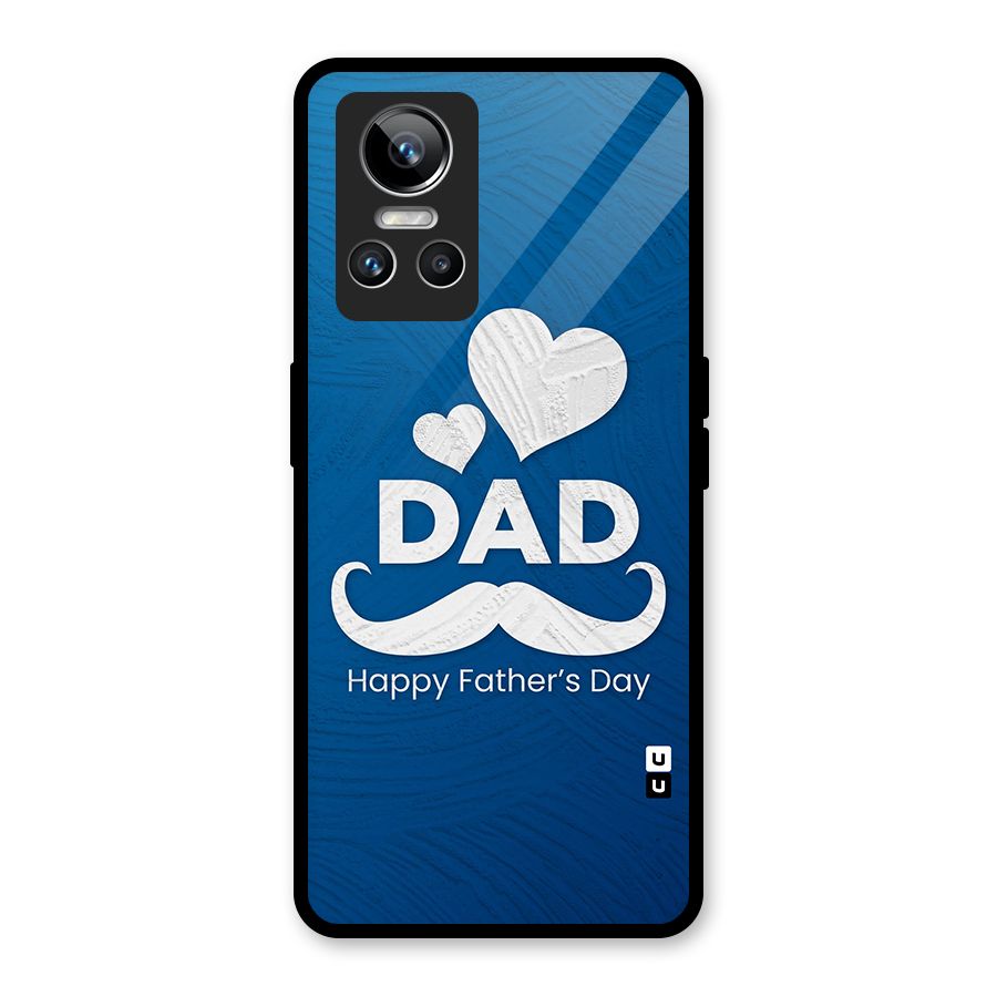 Dad Happy Fathers Day Glass Back Case for Realme GT Neo 3