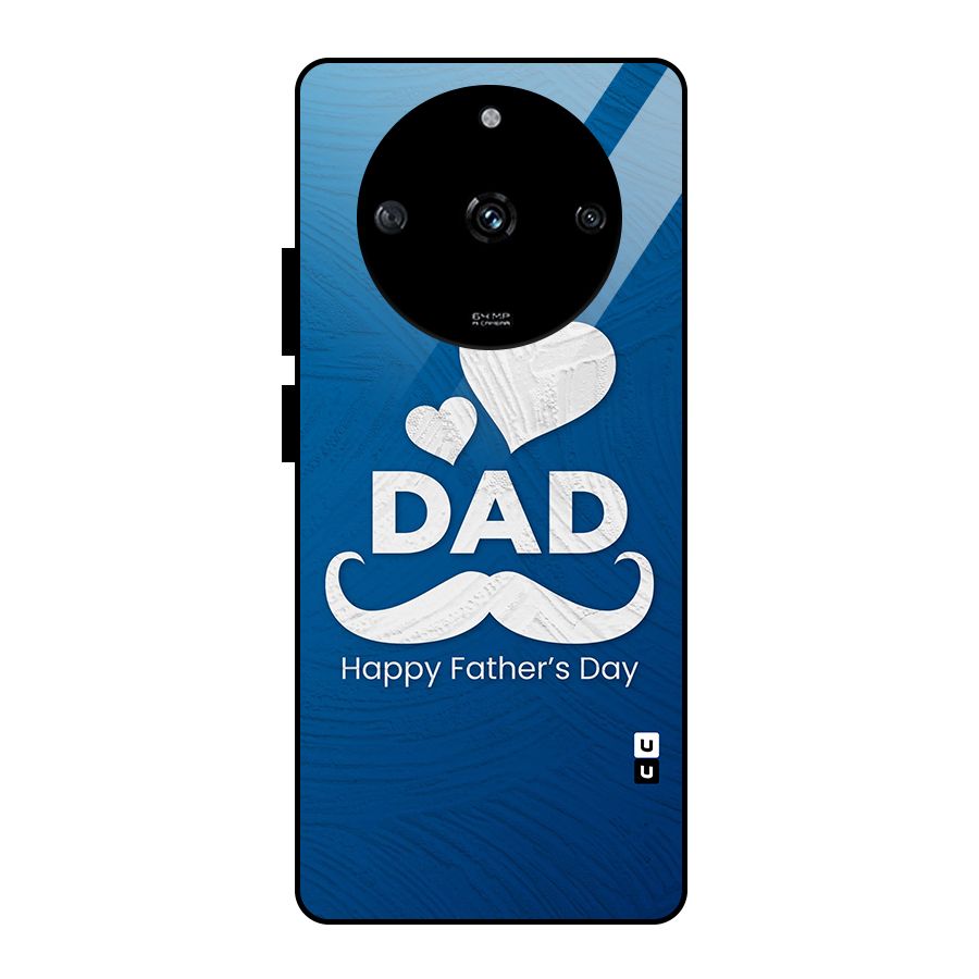Dad Happy Fathers Day Glass Back Case for Realme Narzo 60 5G