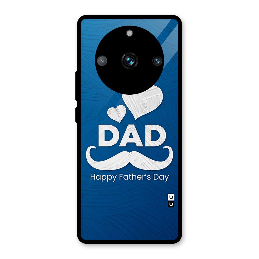 Dad Happy Fathers Day Glass Back Case for Realme Narzo 60 Pro
