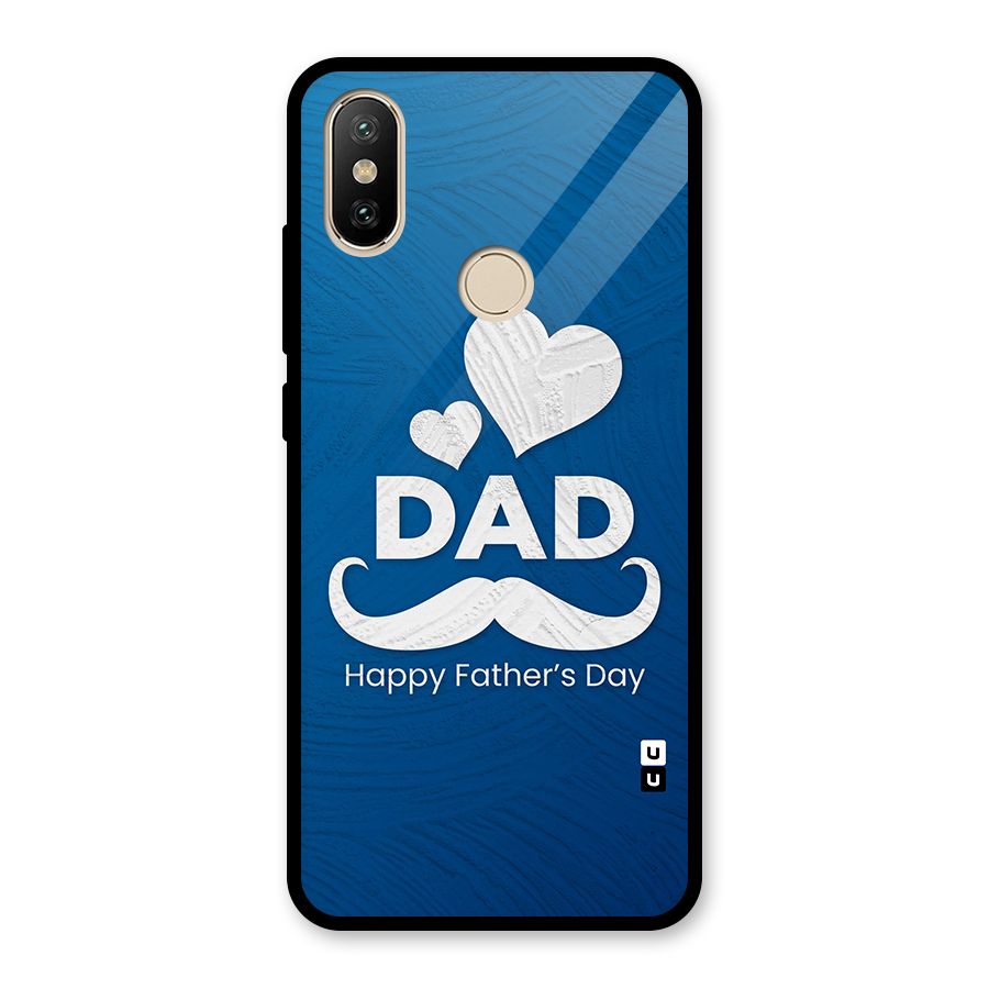 Dad Happy Fathers Day Glass Back Case for Redmi A2