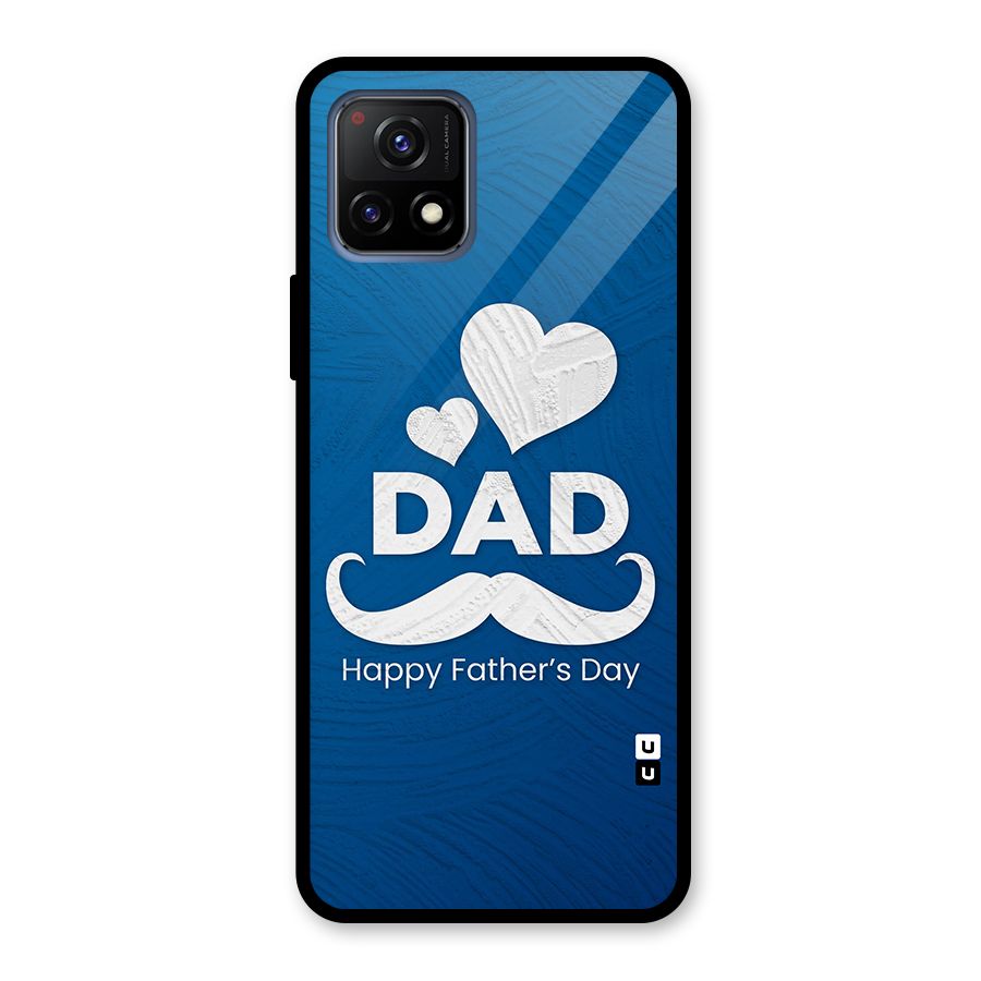Dad Happy Fathers Day Glass Back Case for Vivo Y72 5G