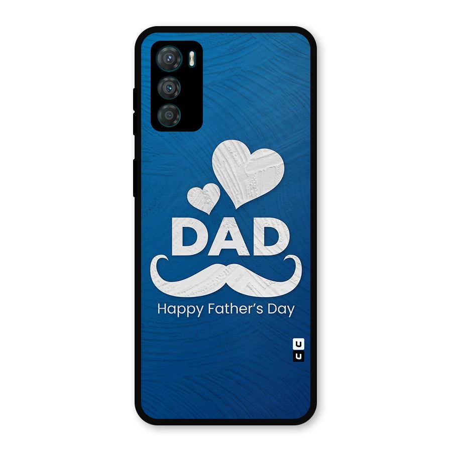 Dad Happy Fathers Day Metal Back Case for Moto G42