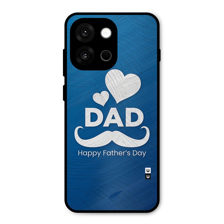 Dad Happy Fathers Day Metal Back Case for OnePlus 13s