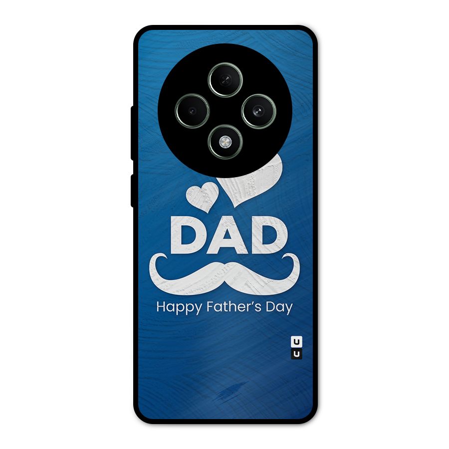 Dad Happy Fathers Day Metal Back Case for Oppo F27