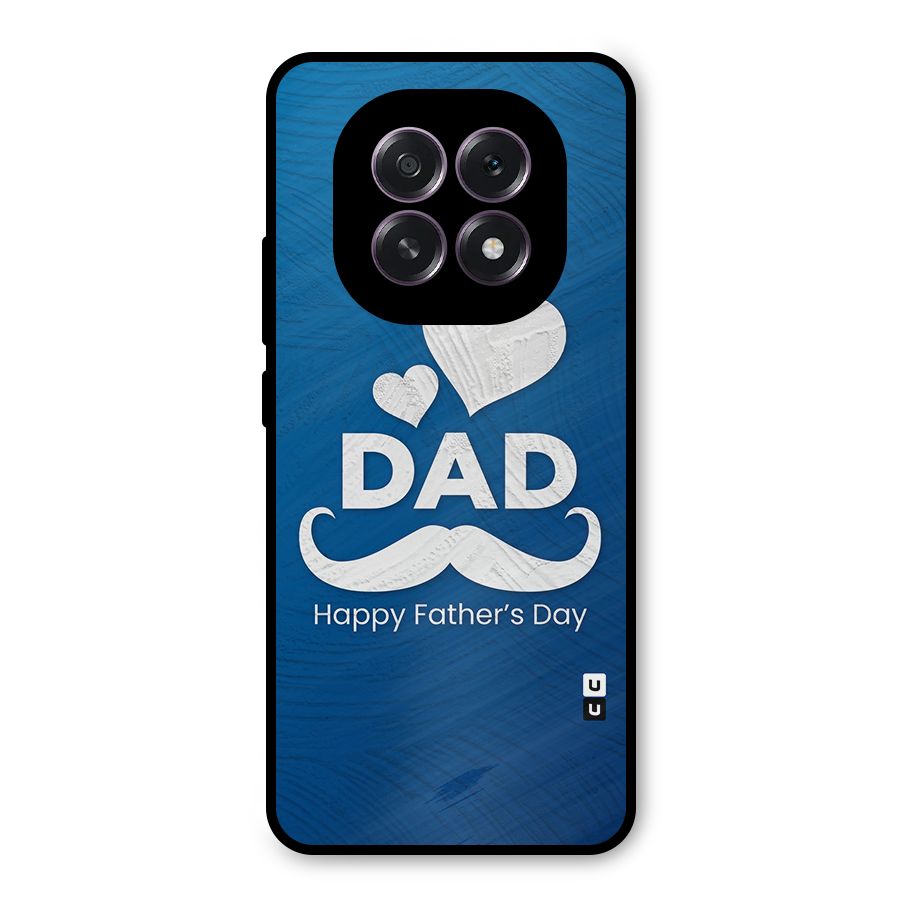 Dad Happy Fathers Day Metal Back Case for Oppo F29