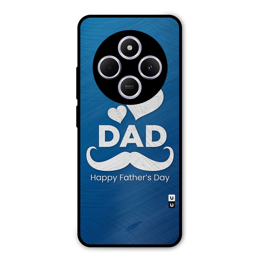 Dad Happy Fathers Day Metal Back Case for Poco M7