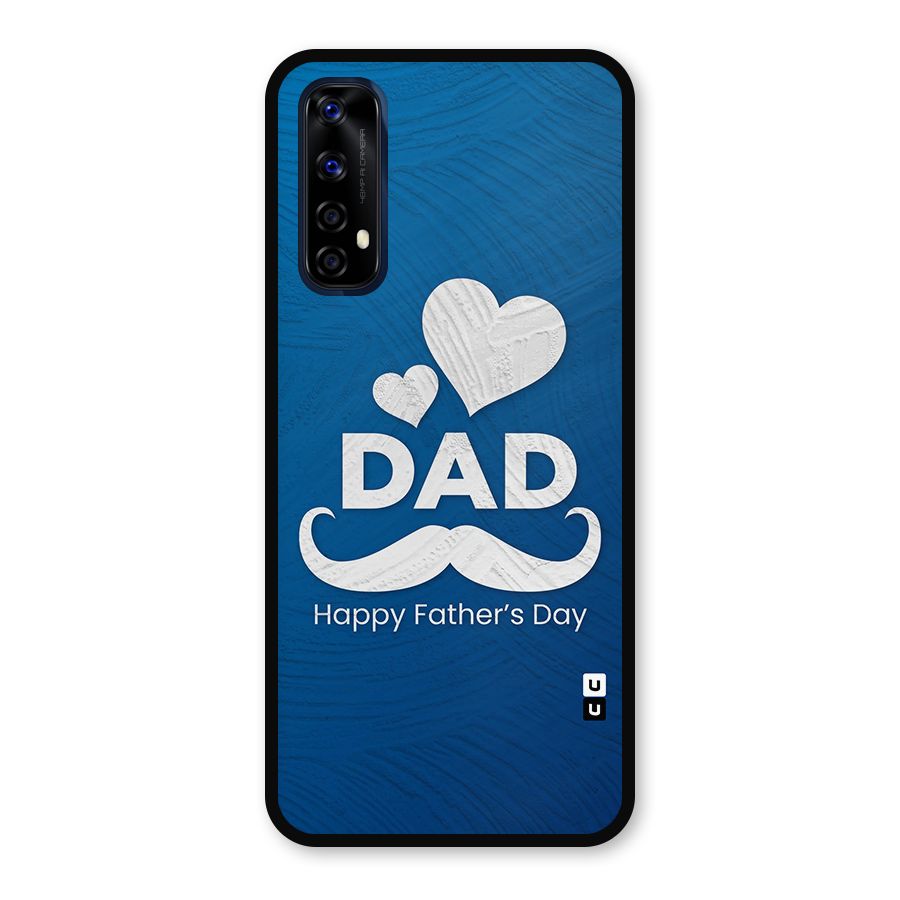 Dad Happy Fathers Day Metal Back Case for Realme 7