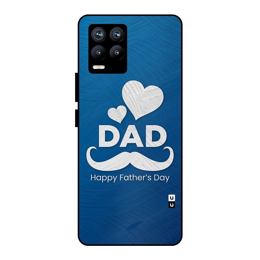 Dad Happy Fathers Day Metal Back Case for Realme 8 Pro