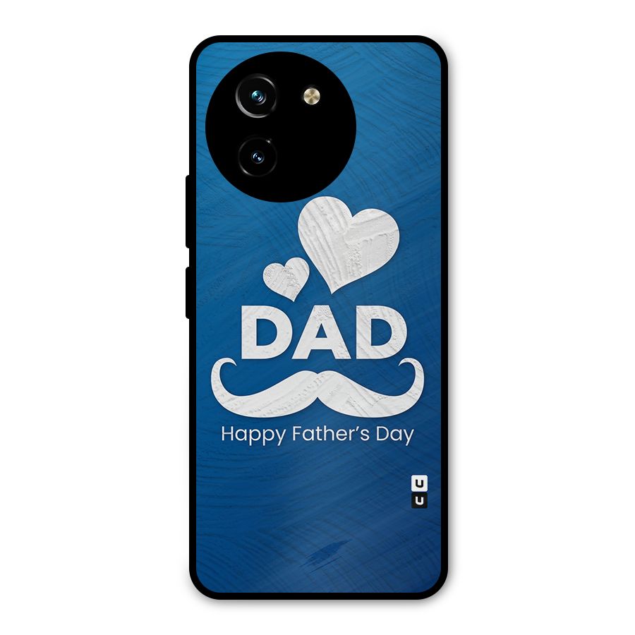 Dad Happy Fathers Day Metal Back Case for Vivo T3x