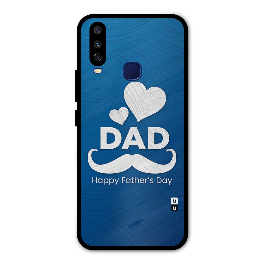 Dad Happy Fathers Day Metal Back Case for Vivo Y12