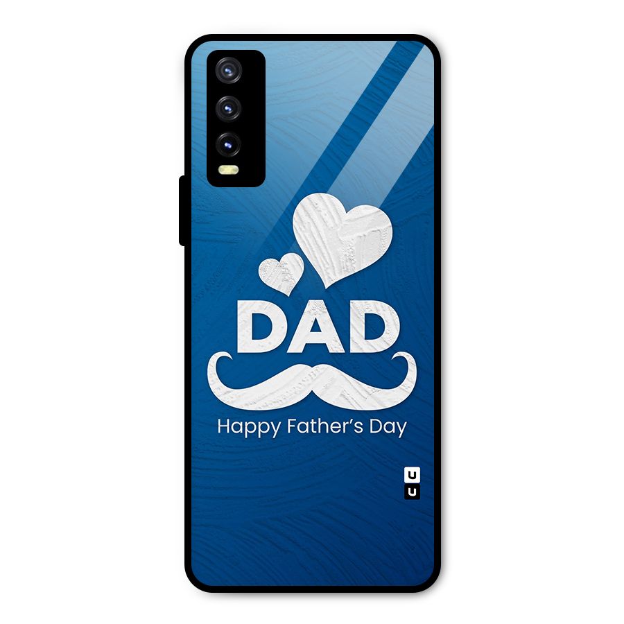 Dad Happy Fathers Day Metal Back Case for Vivo Y20g