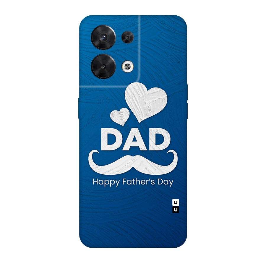 Dad Happy Fathers Day Original Polycarbonate Back Case for Oppo Reno8 5G