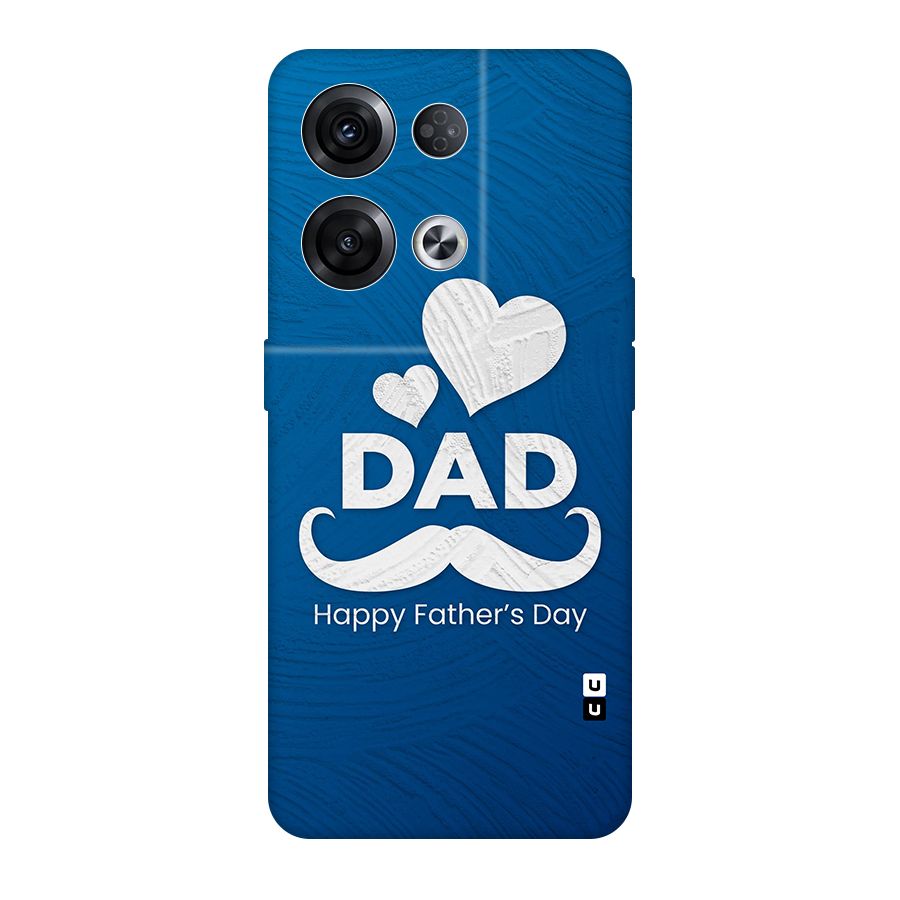 Dad Happy Fathers Day Original Polycarbonate Back Case for Oppo Reno8 Pro 5G