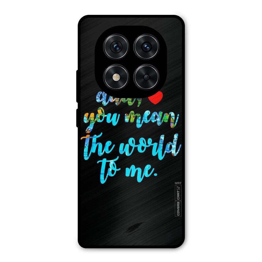 Dad You Mean World to Me Metal Back Case for Poco X7