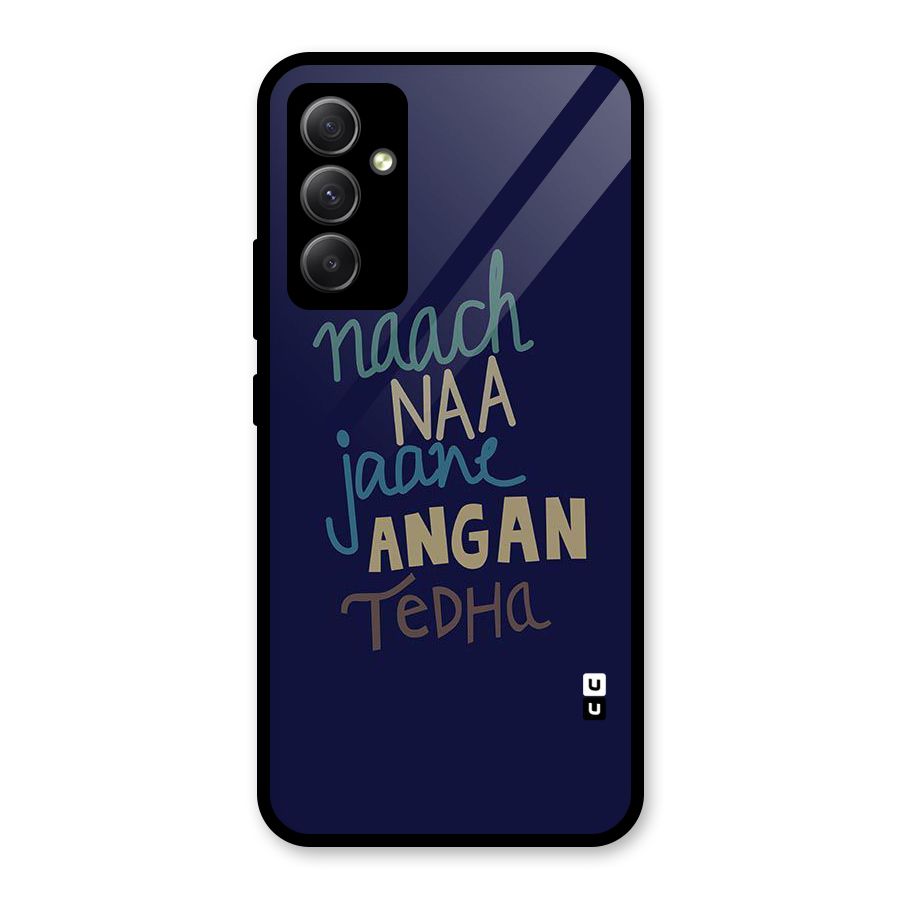 Dance Words Glass Back Case for Galaxy A34