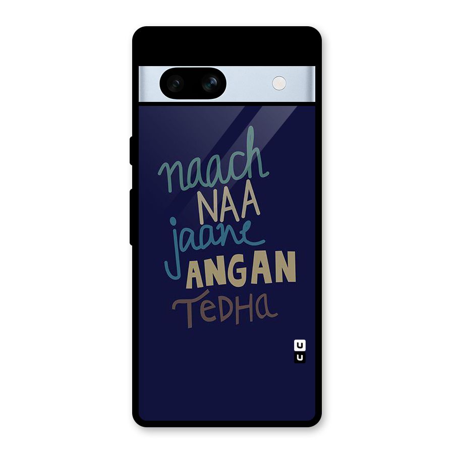 Dance Words Glass Back Case for Google Pixel 7a