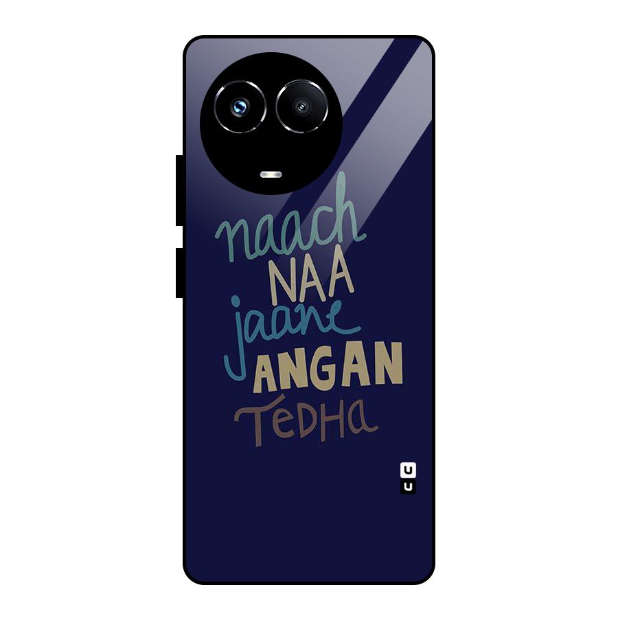 Dance Words Glass Back Case for Realme 11X