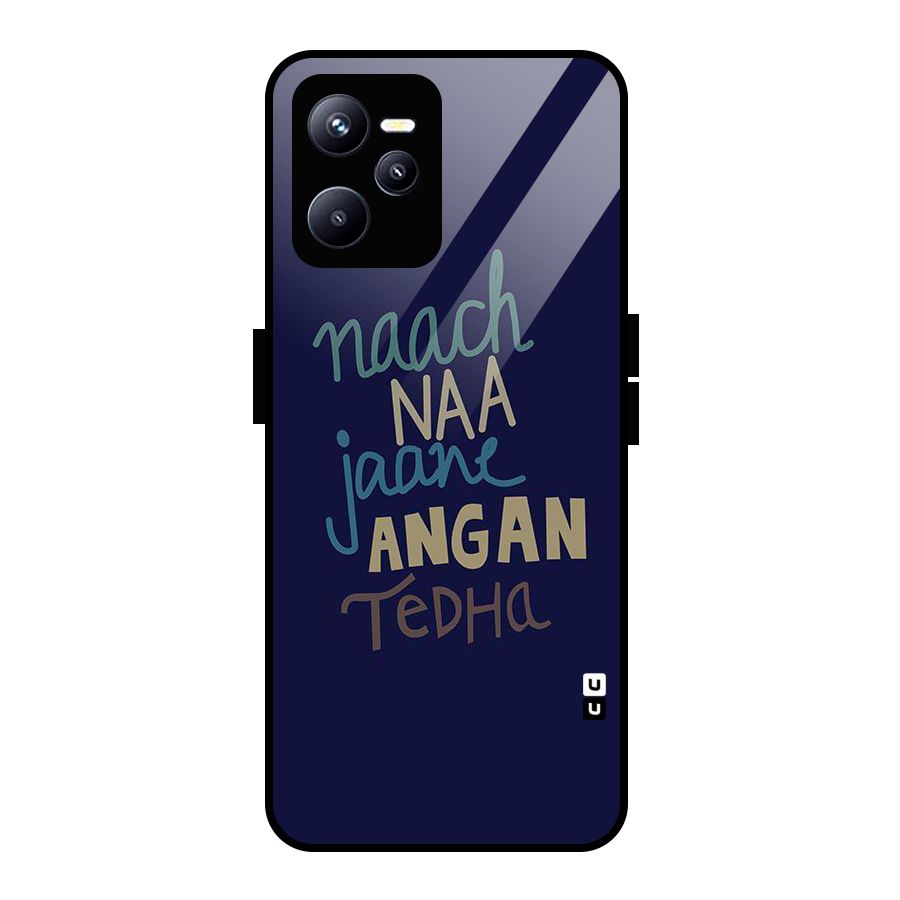 Dance Words Glass Back Case for Realme C35