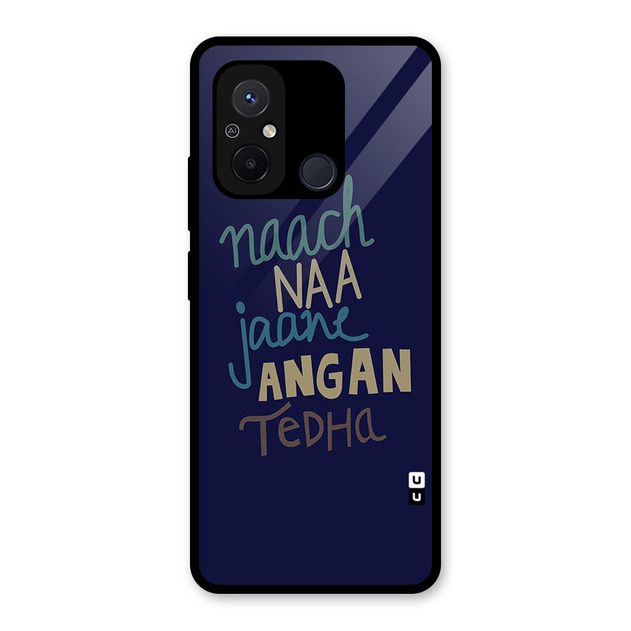Dance Words Glass Back Case for Redmi 12C