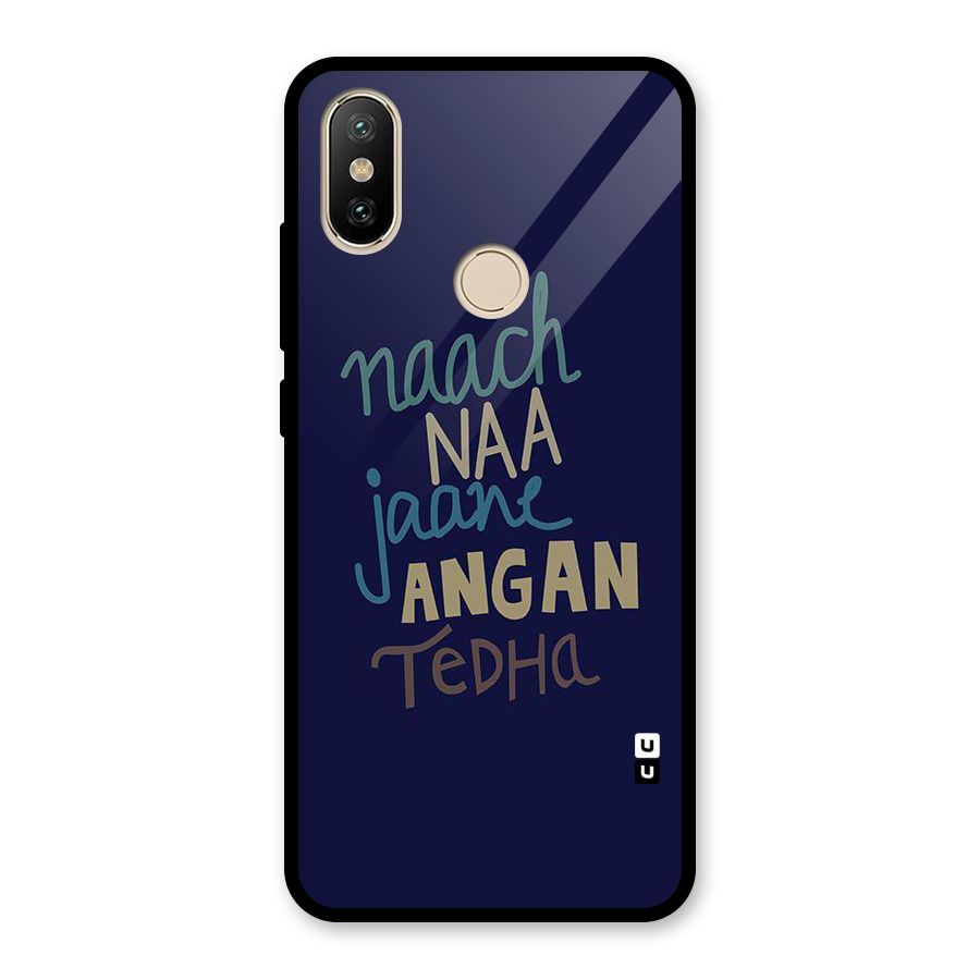 Dance Words Glass Back Case for Redmi A2