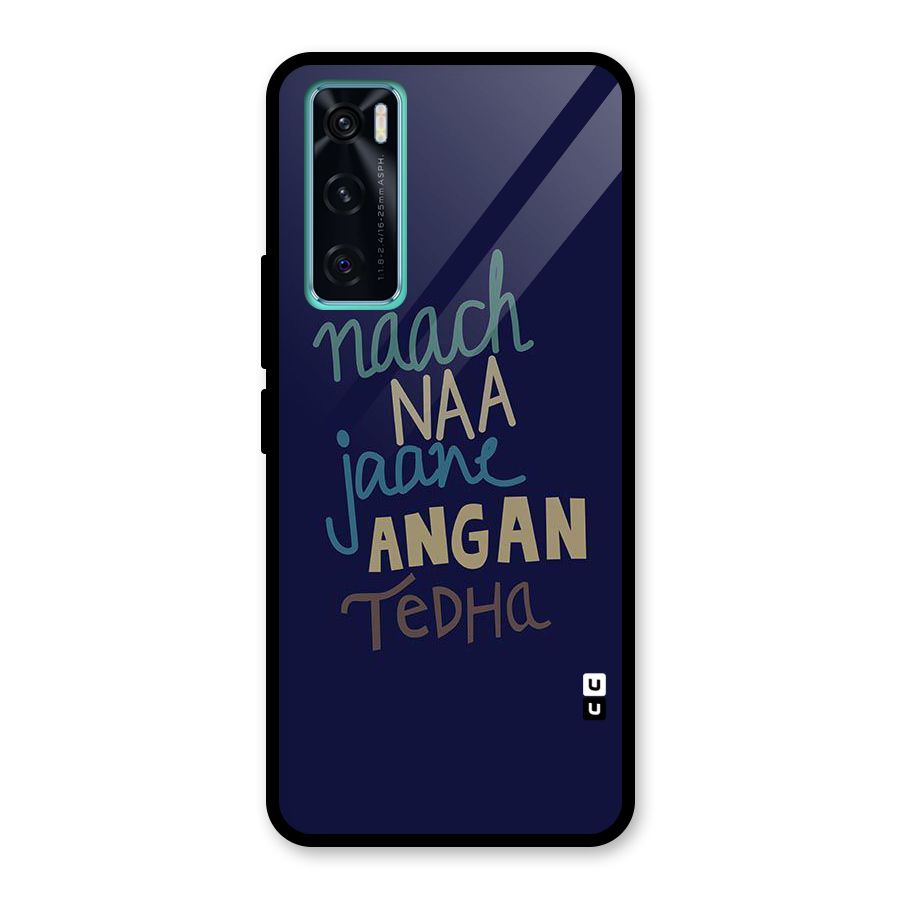 Dance Words Glass Back Case for Vivo V20 SE