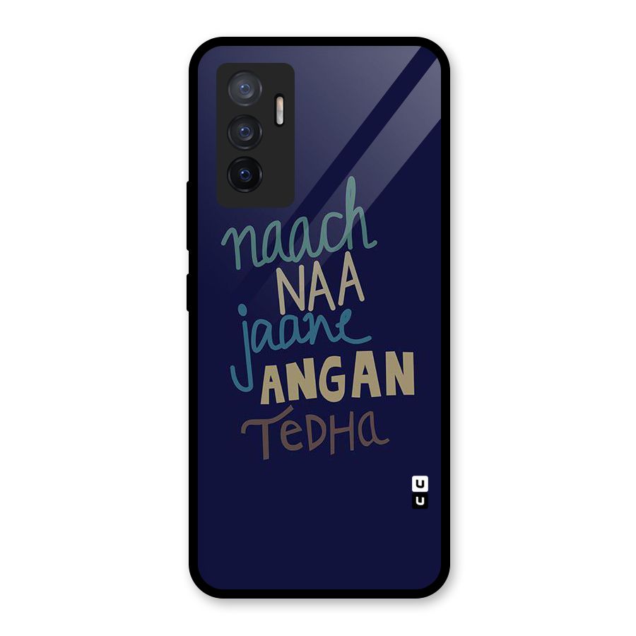 Dance Words Glass Back Case for Vivo V23e